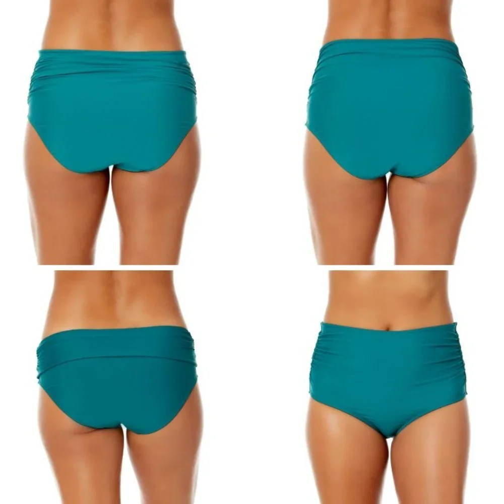 Anne Cole High-Waist Bikini Bottoms Size Medium - Picture 6 of 7